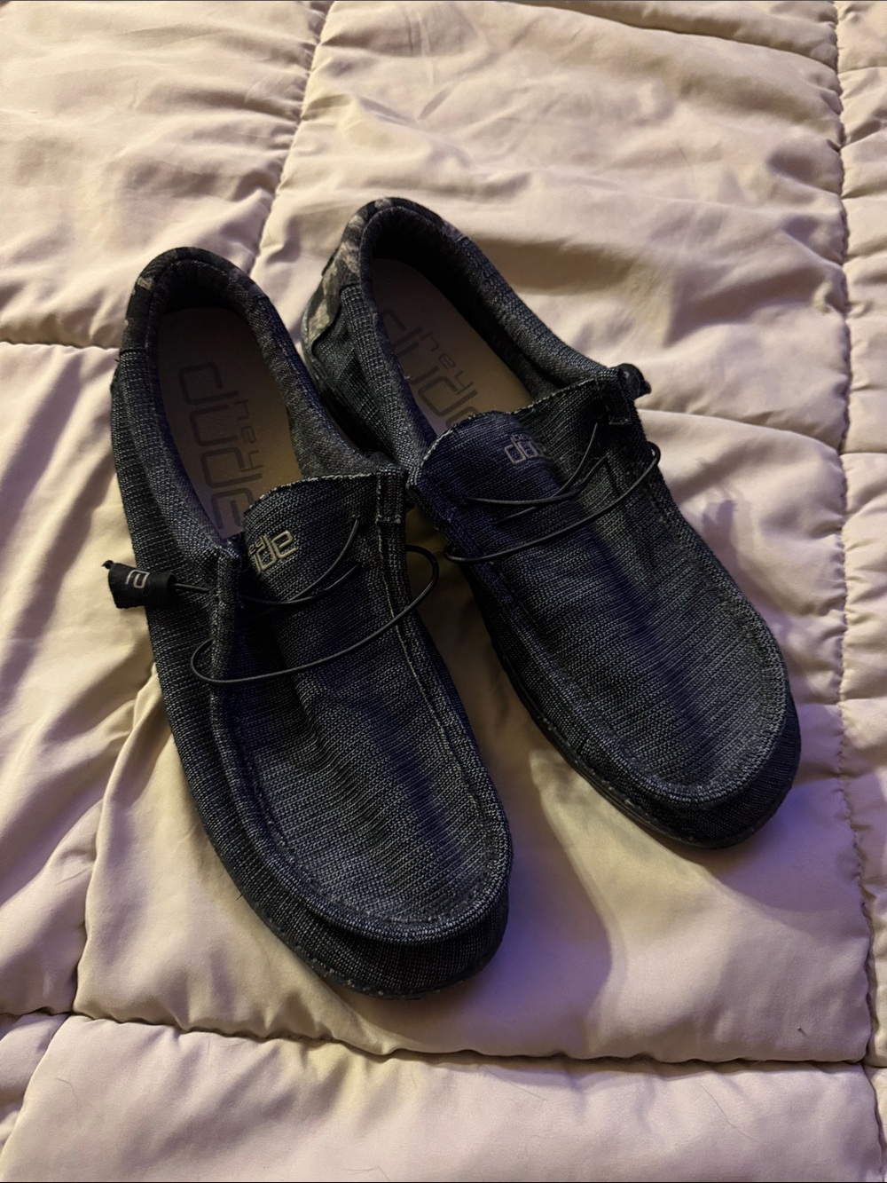 Hey Dude Wally Slip-On Loafers in Dark Gray